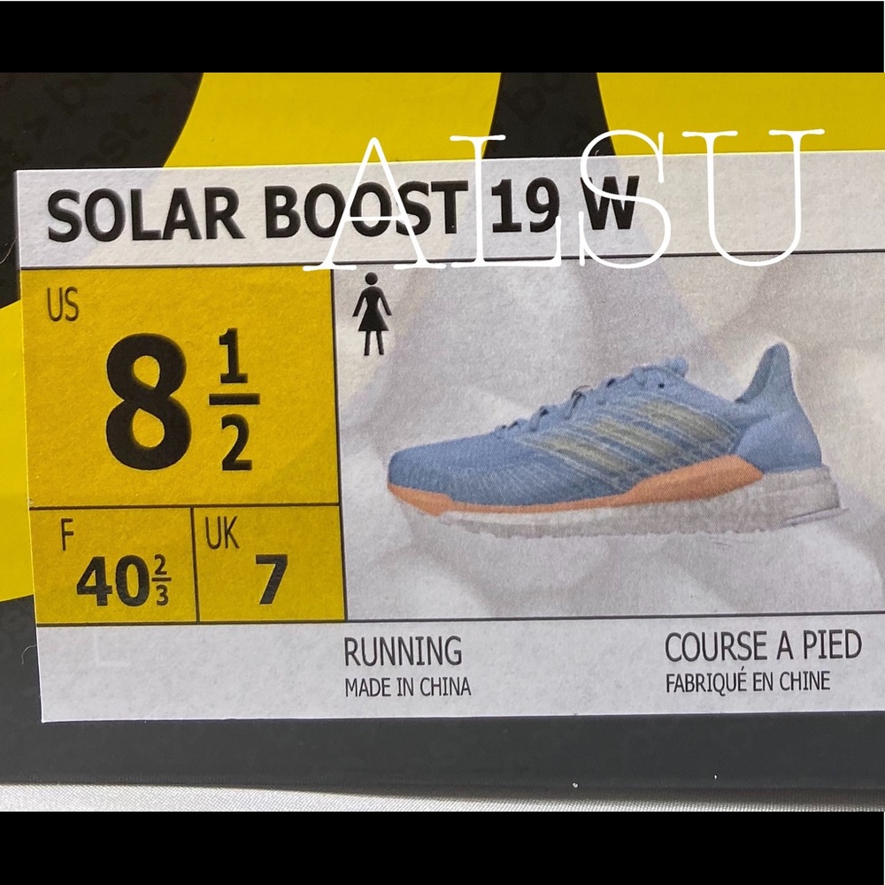Adidas Solar Boost Blue Canvas Low Top AUTHENTIC - Picture 8 of 8